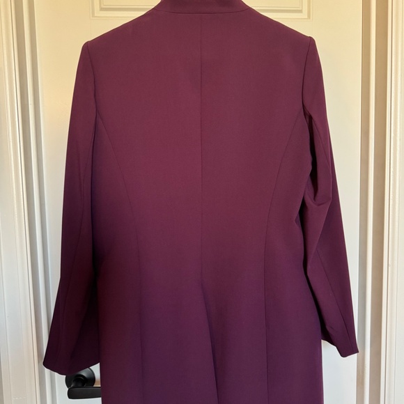 Calvin Klein Longline Open-Front Blazer - Size 16 - Picture 2 of 3